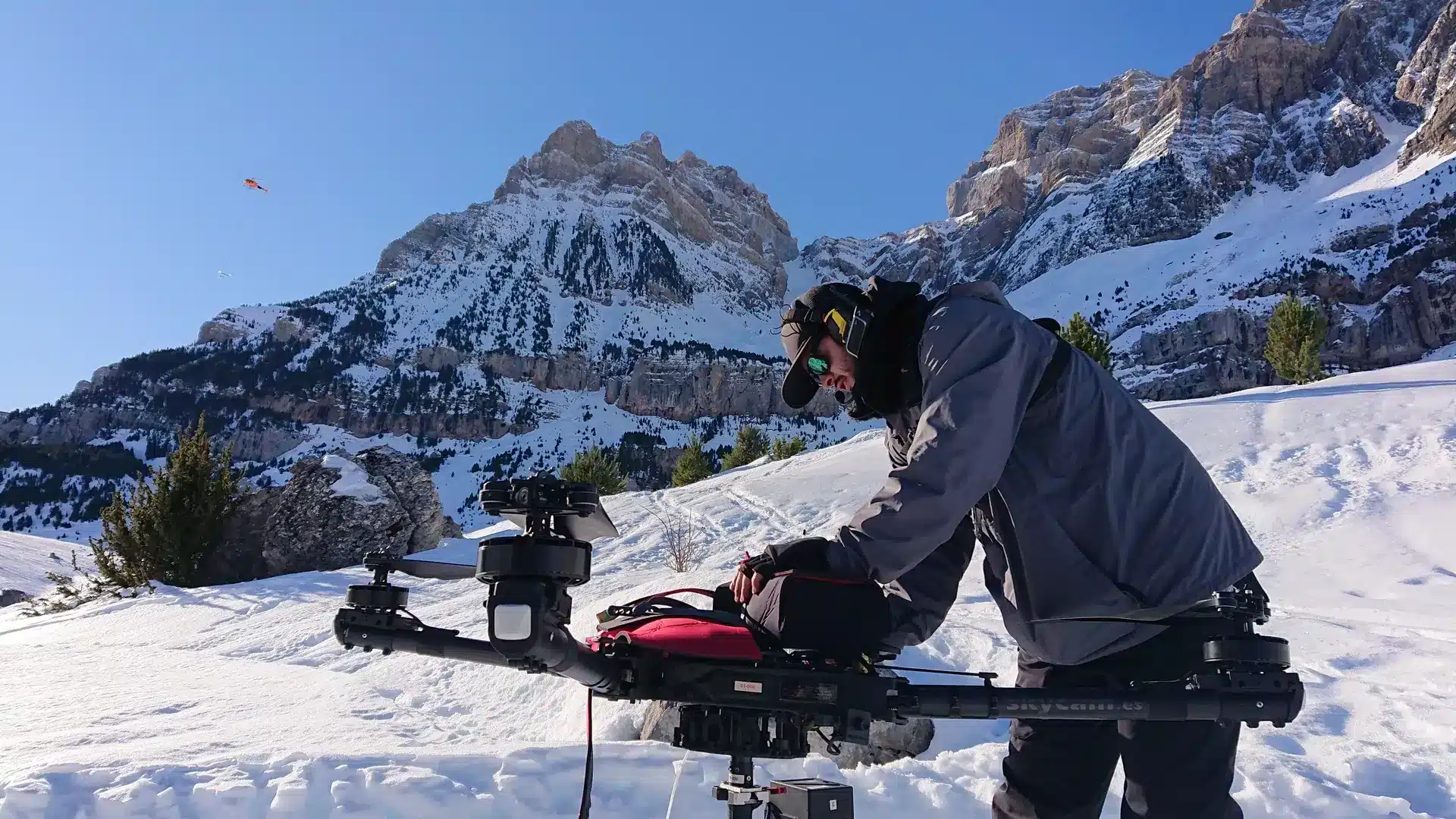 Filmación cinematográfica con drones