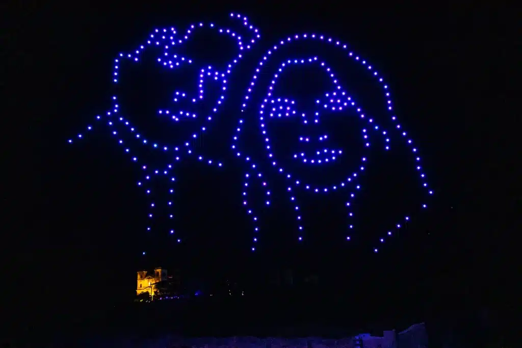 drones para eventos