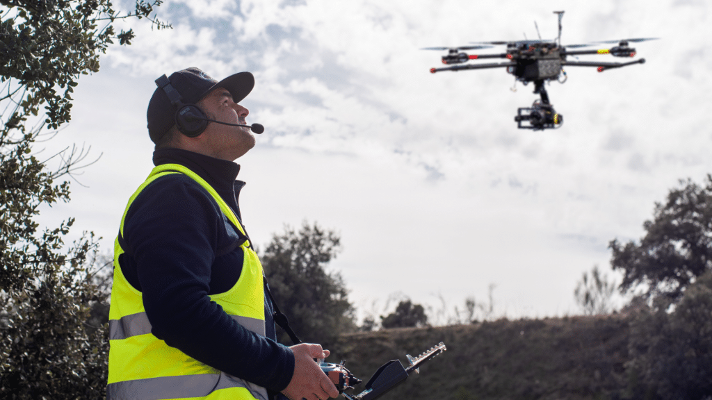 partes de un drone de carreras