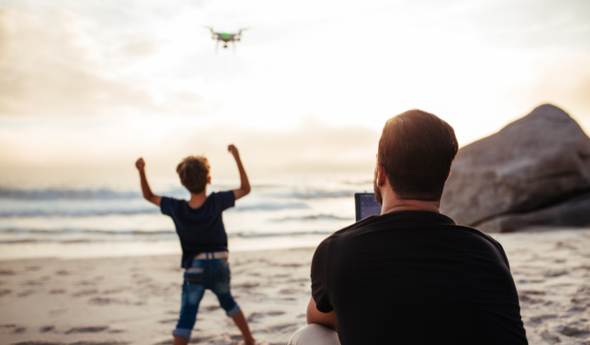 sobrevolar playas urbanas con drones