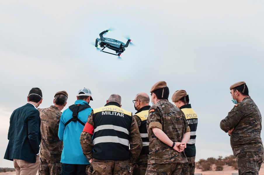 dron de vigilancia