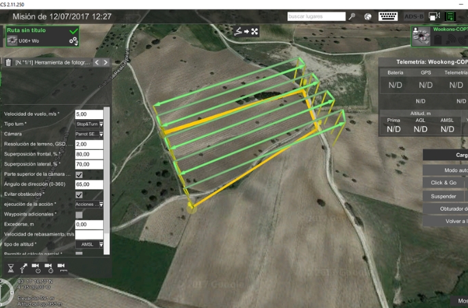 piloto drones agricultura