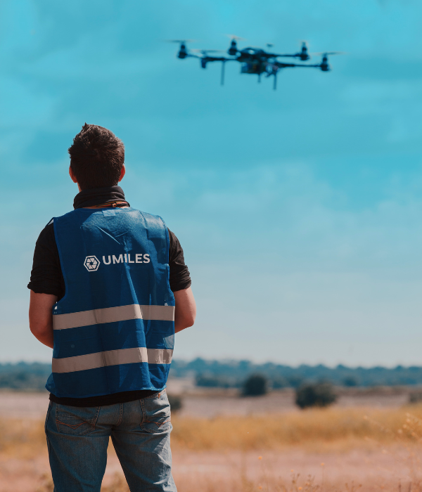 Piloto de drones en Galicia