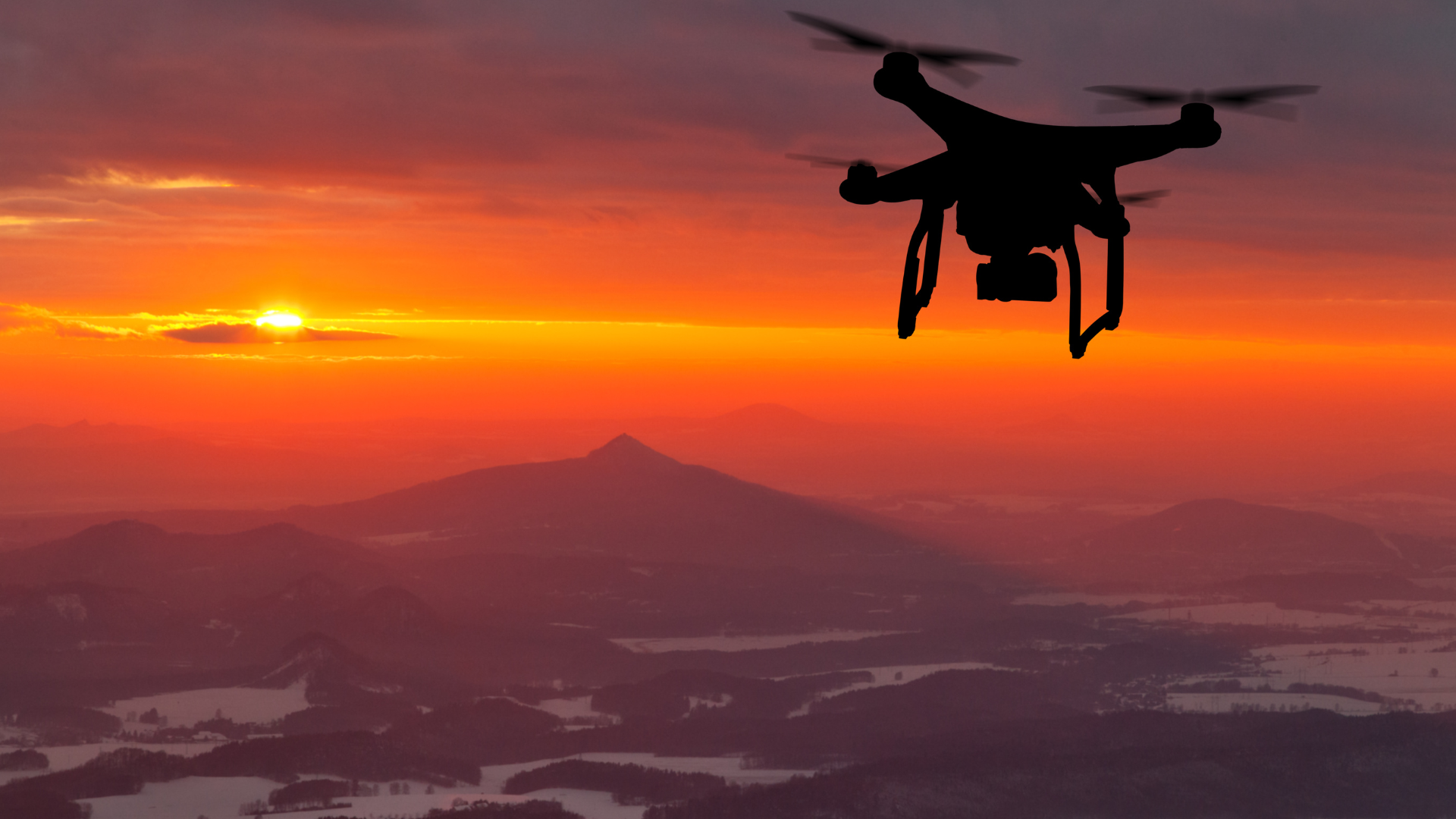 Labor drones en volcanes