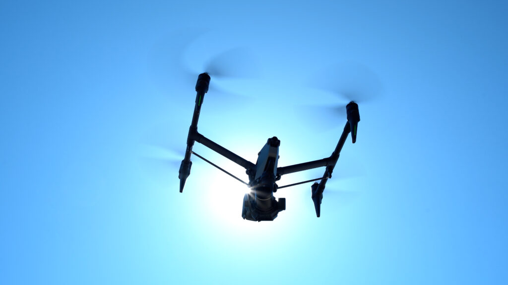 Skycam drones