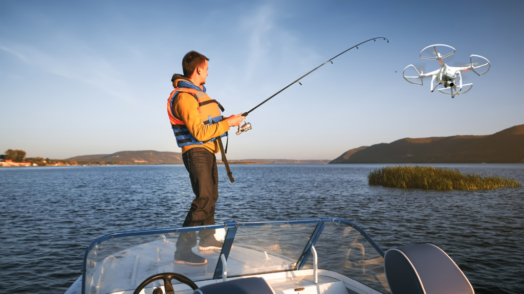 Pesca con drones en España