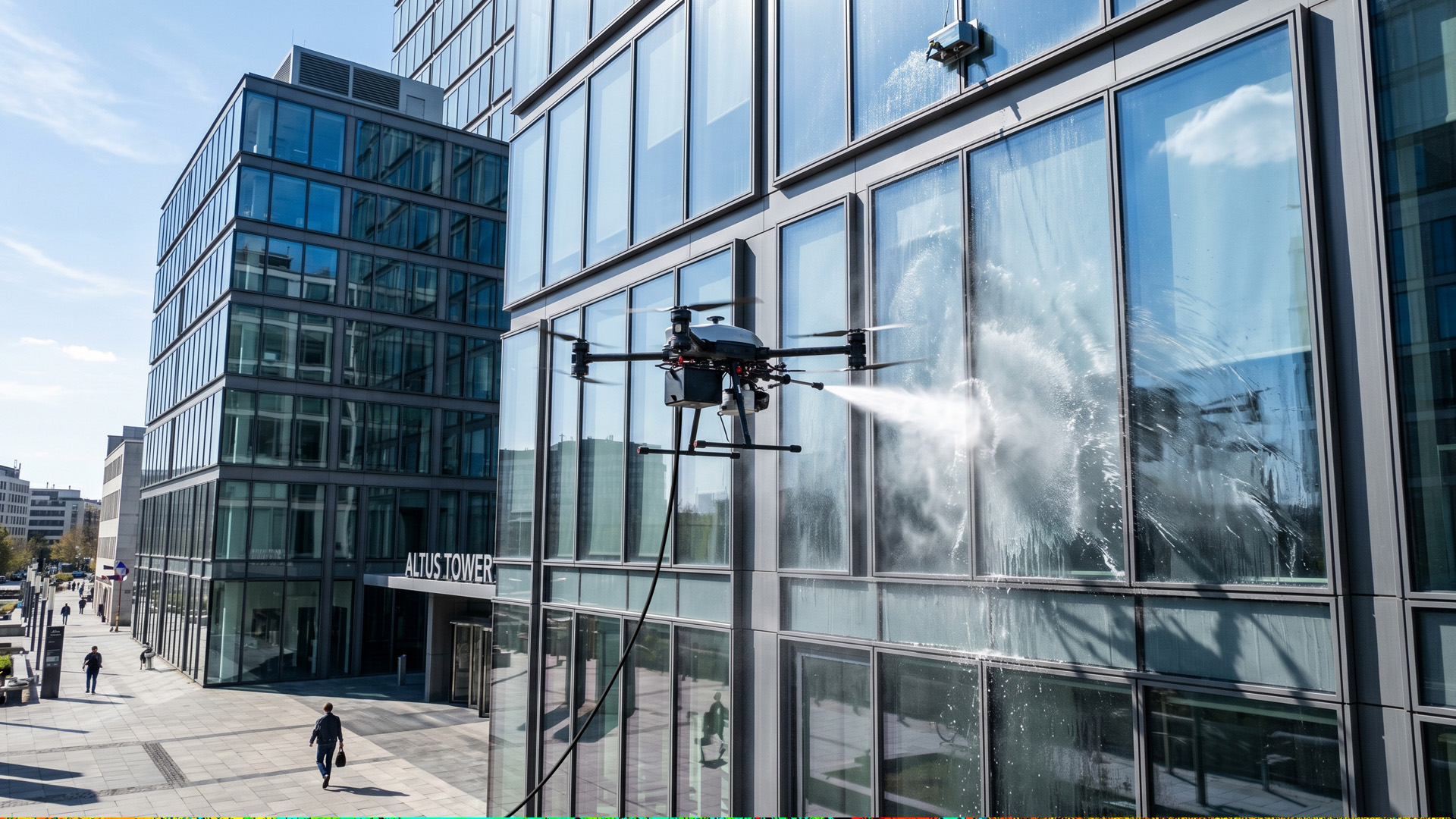 Drones de limpieza