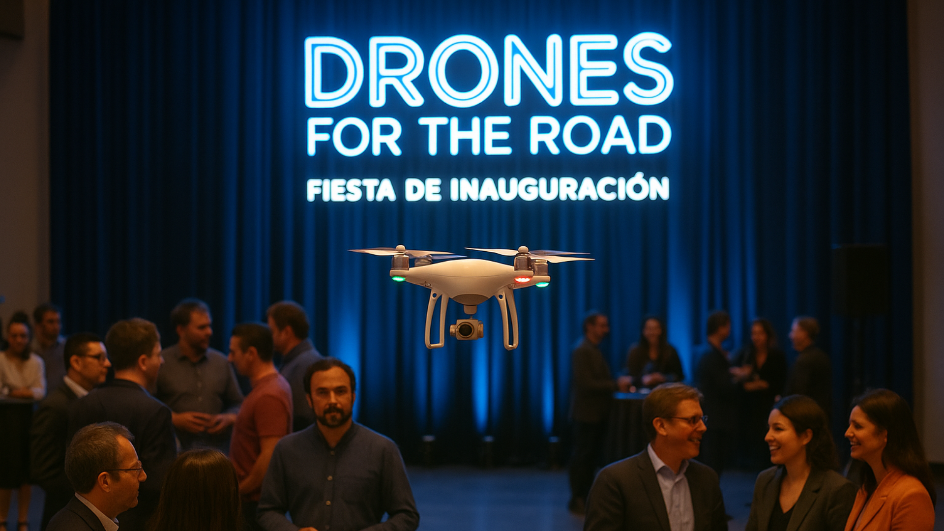 Fiesta de inauguración de Drones for the Road
