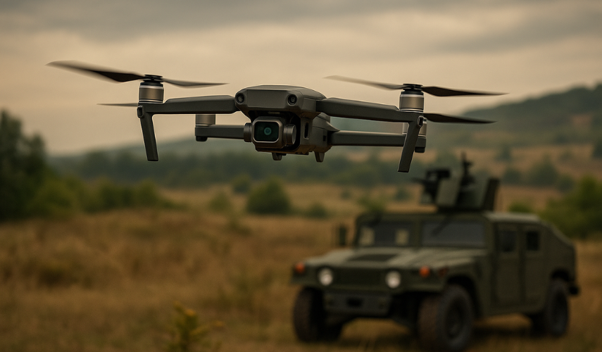 Tecnología incorporada en los drones militares