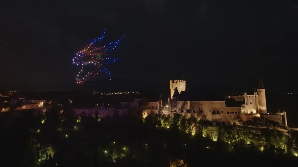 Dragon volador Drone Light Show