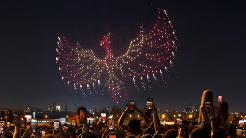 Red Dragon Drone Light Show