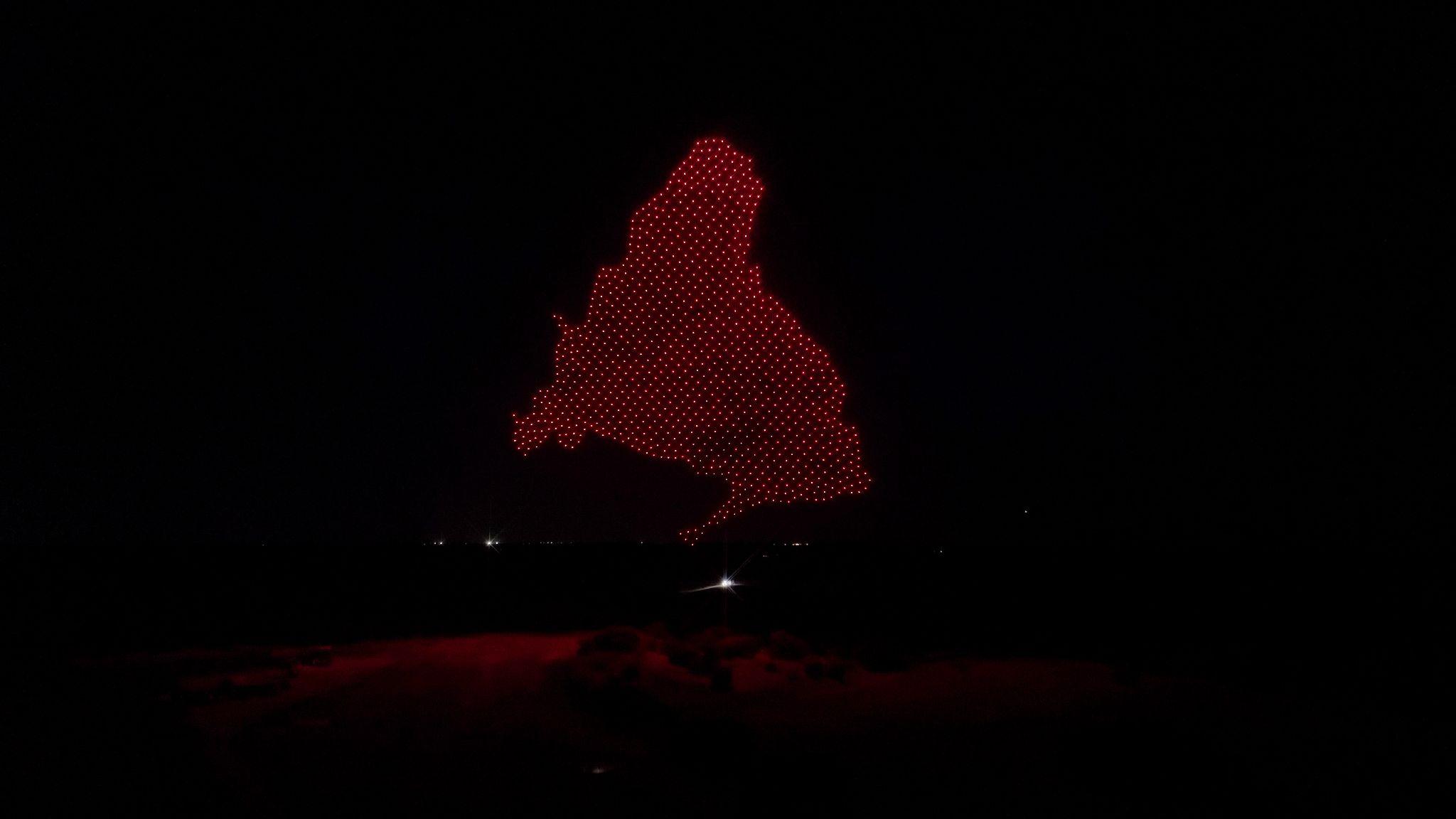 Espectáculo de 1.000 drones sobre la Comunidad de Madrid