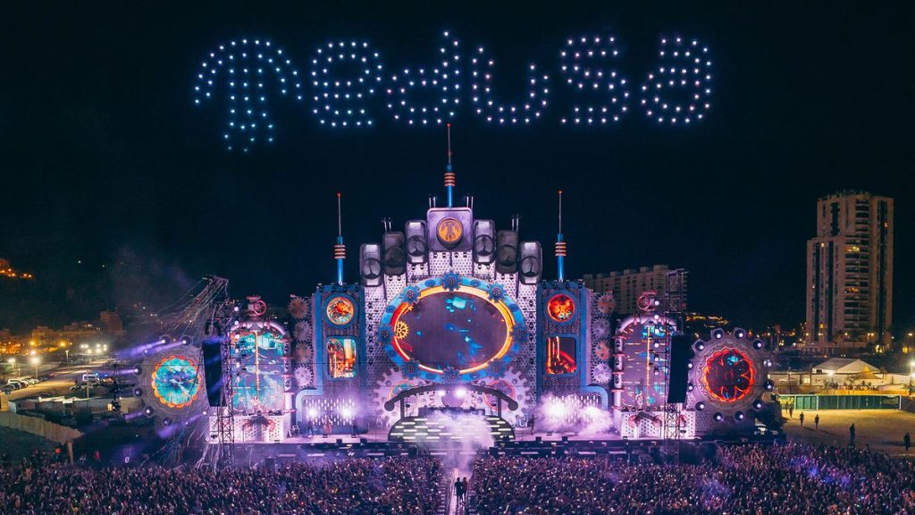 Show de drones para festivales y conciertos