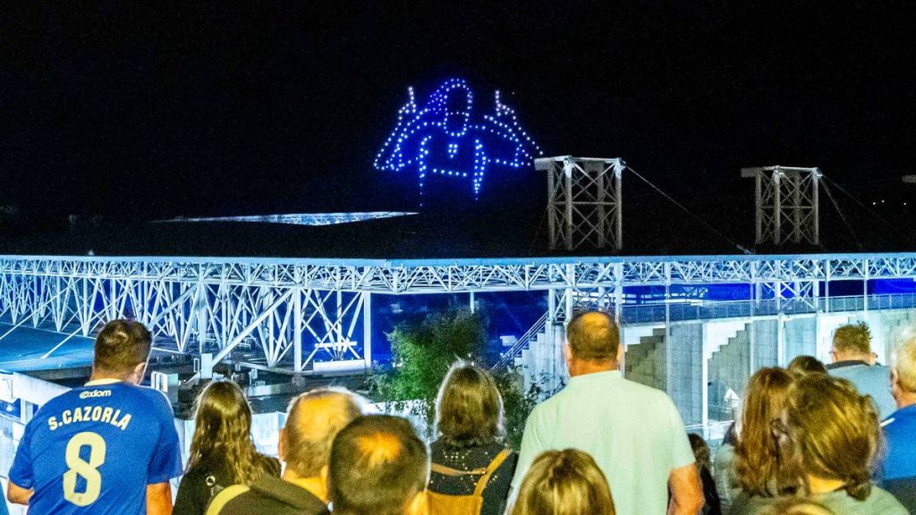 Show de drones para finales y celebraciones deportivas