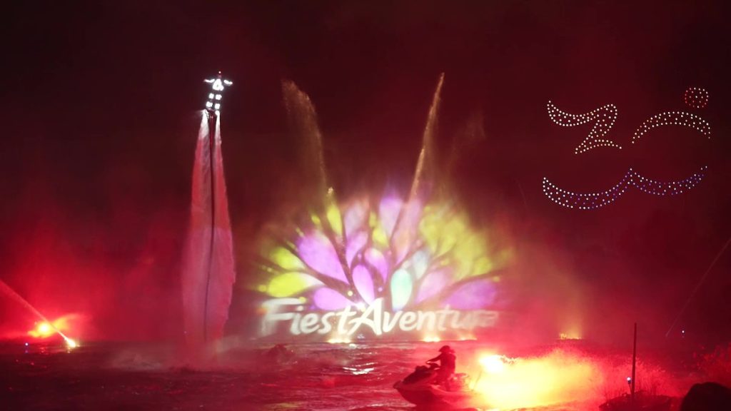 Show de drones para parques temáticos